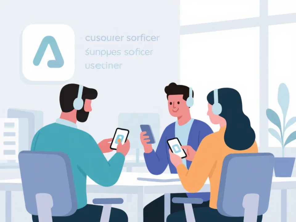 客服与移动端支持示意图